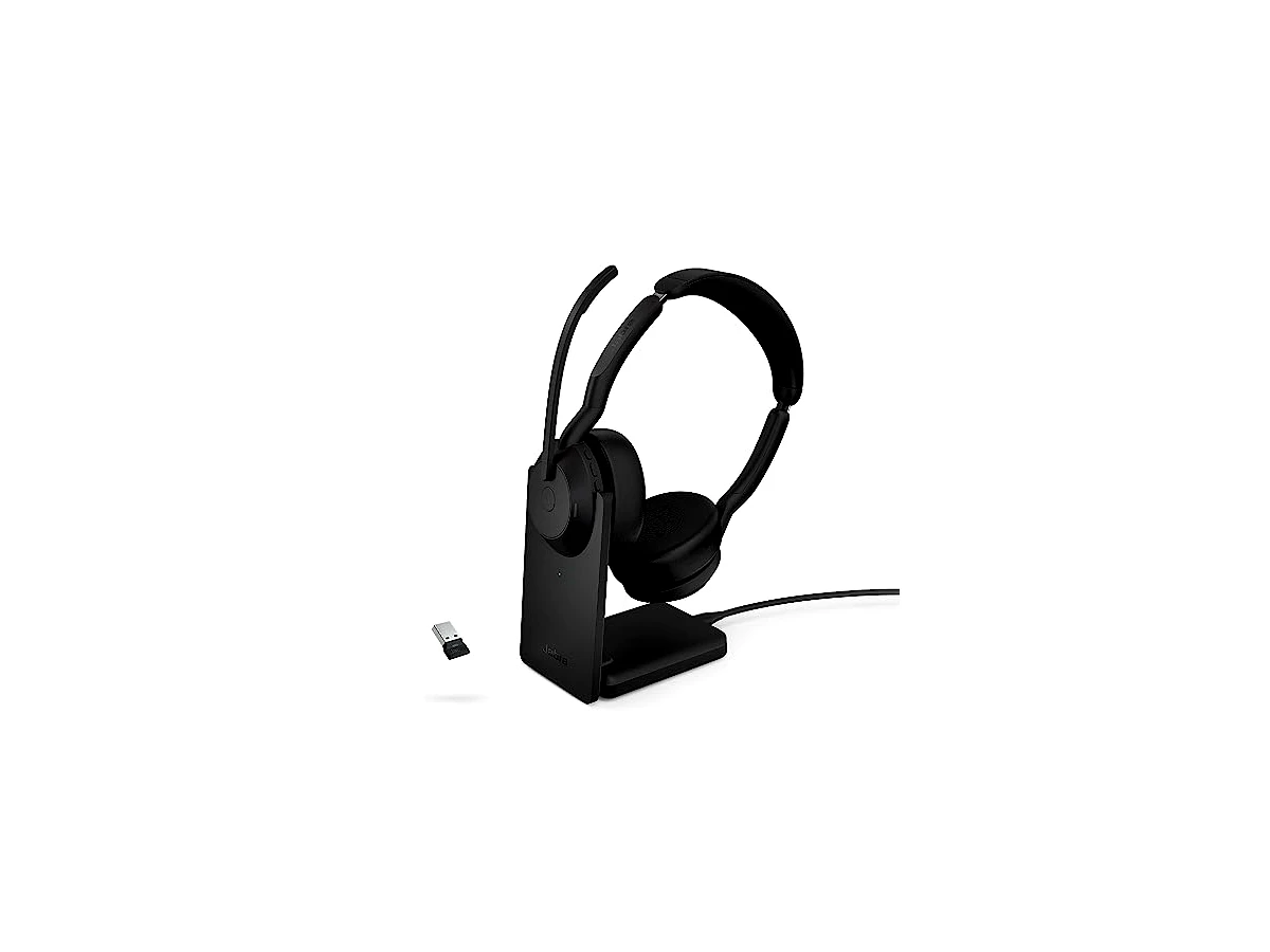 Jabra Fone de ouvido estéreo sem fio Evolve2 55