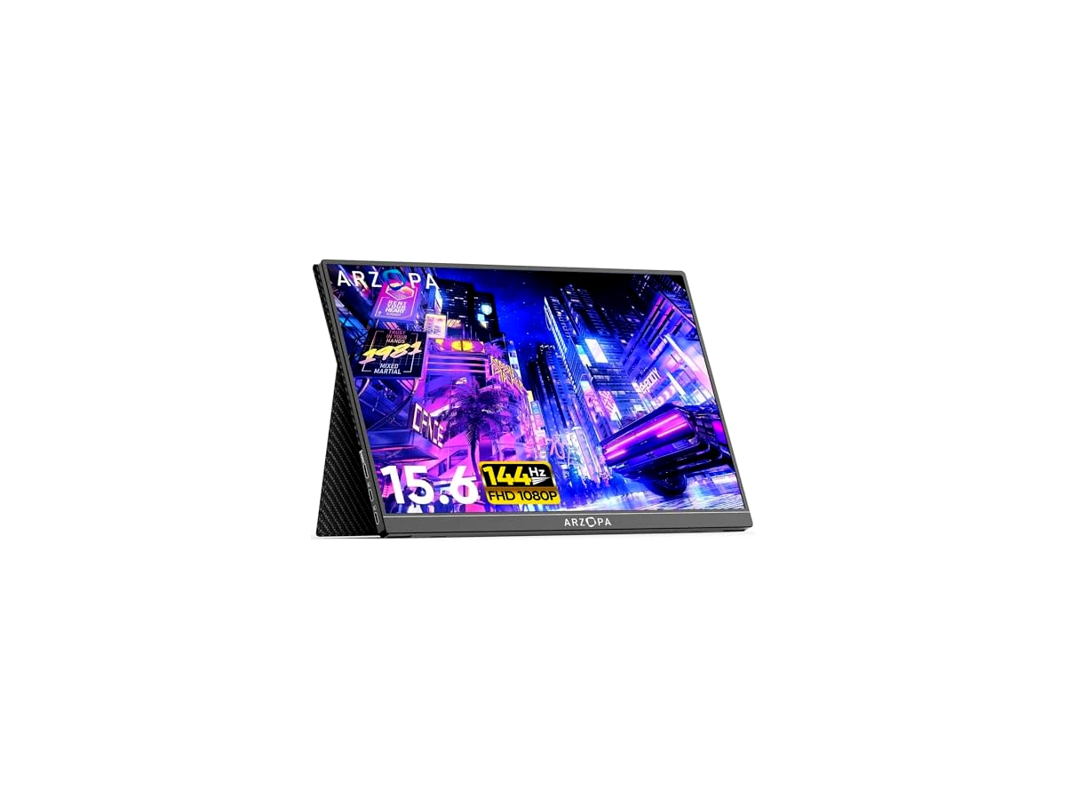 ARZOPA 15.6 '' 144Hz Monitor de jogos portátil PC-G1 Game