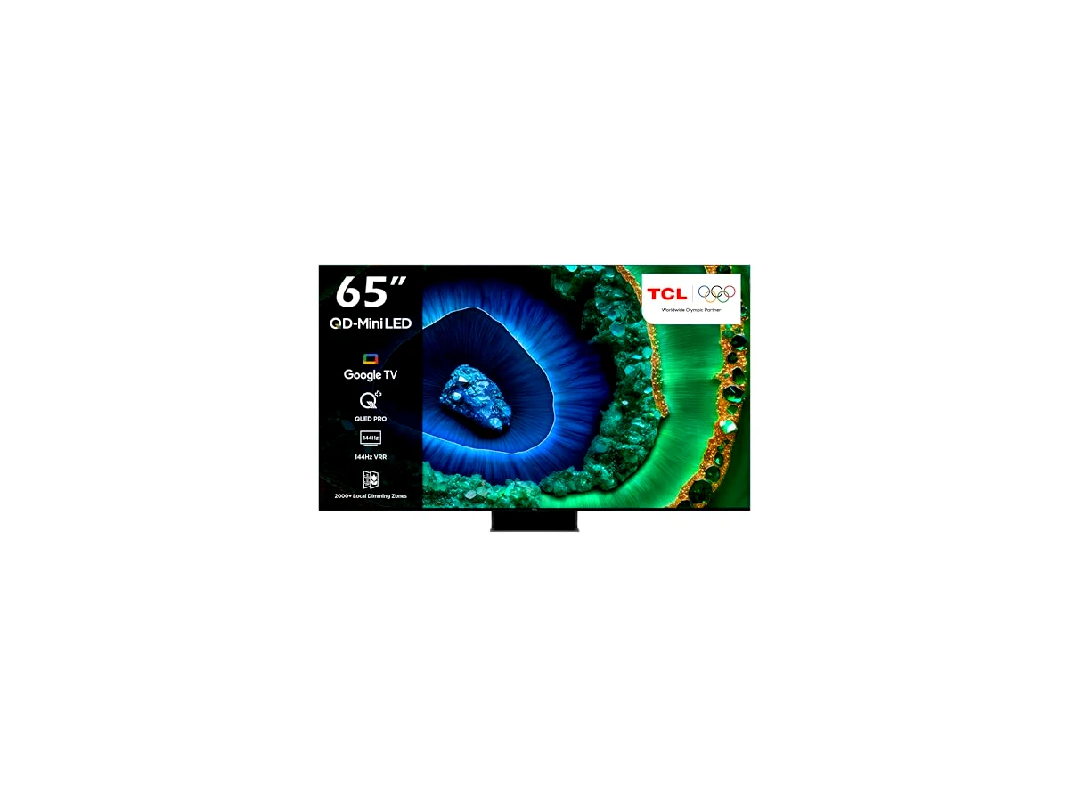 TCL 65 polegadas 4K QD-Mini LED Smart Google TV 65C855